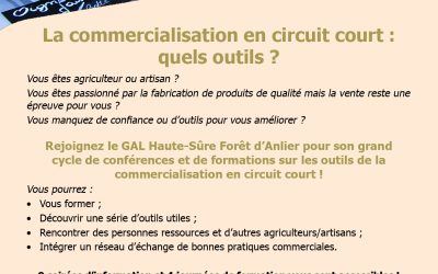 Cycle de conférences et de formations sur les outils de la commercialisation en circuit court