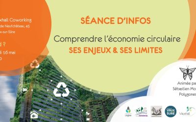 16.05 – Séance d&rsquo;infos « Comprendre l&rsquo;économie circulaire, ses enjeux et ses limites »