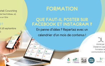 26/09 – Formation « Que faut-il poster sur Facebook et Instagram ? »