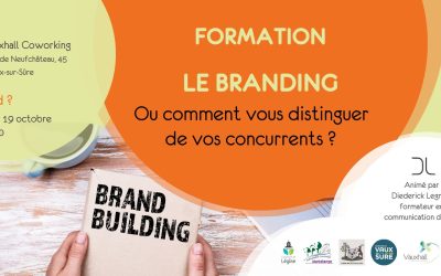 19/10 – Formation « Le branding ou comment vous distinguer de vos concurrents ? » – ANNULÉE